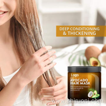 Avocado Coconut Oil Hair Mask For Dry Damaged